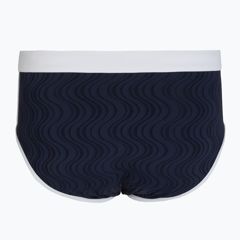 Vyriškos plaukimo glaudės Speedo Texture Brief 3.5" peacoat 2