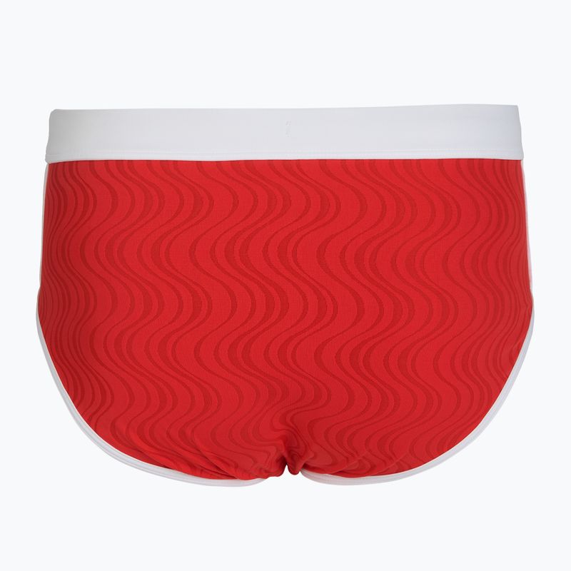 Vyriškos plaukimo glaudės Speedo Texture Brief 3.5" high risk red 2