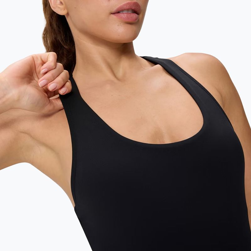 Moteriškas vientisas plaukimo kostiumėlis Speedo Solid Scoop Neck anthracite 4