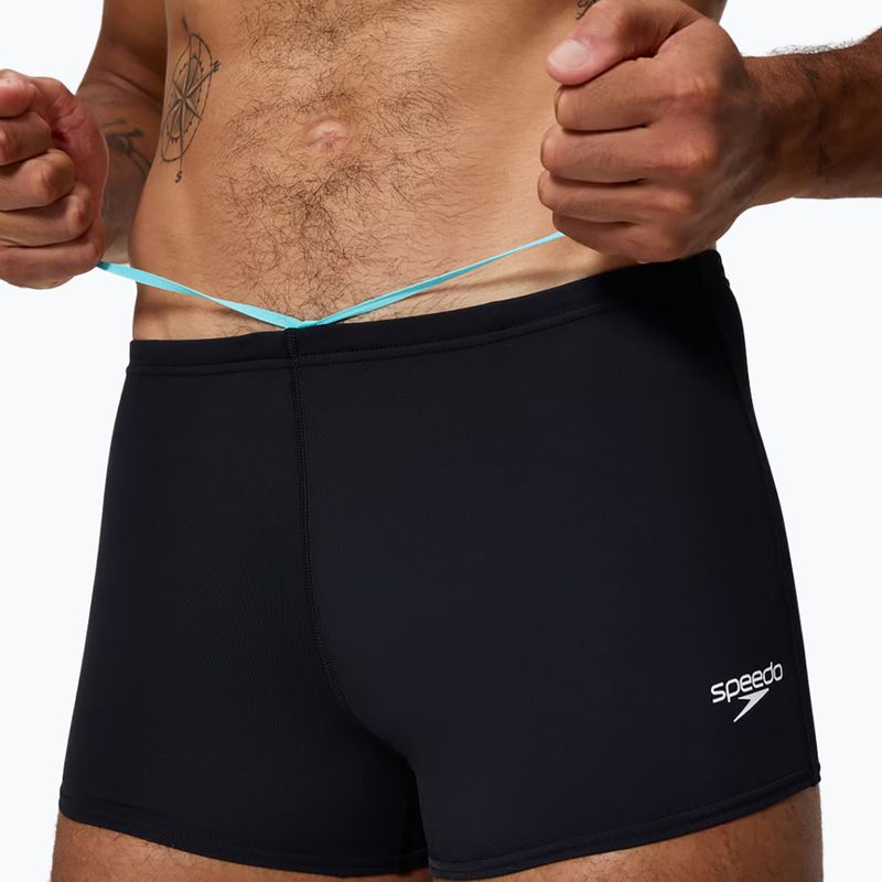 Vyriškos maudymosi trumpikės Speedo Endurance+ Logo Aquashort anthracite 4