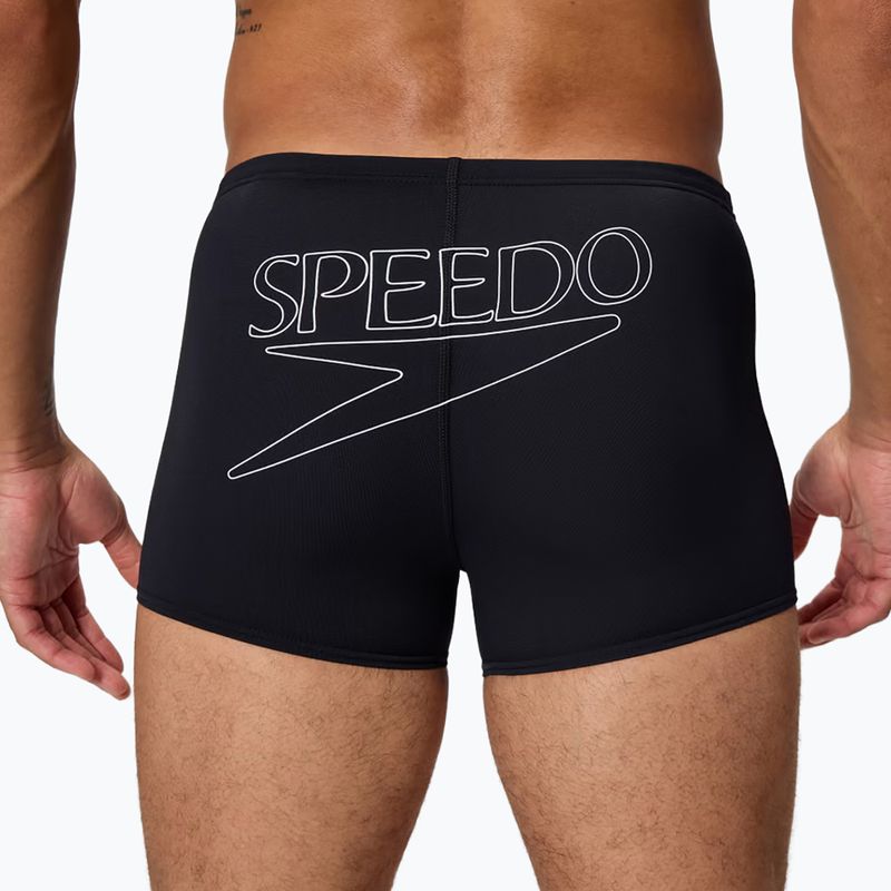 Vyriškos maudymosi trumpikės Speedo Endurance+ Logo Aquashort anthracite 5
