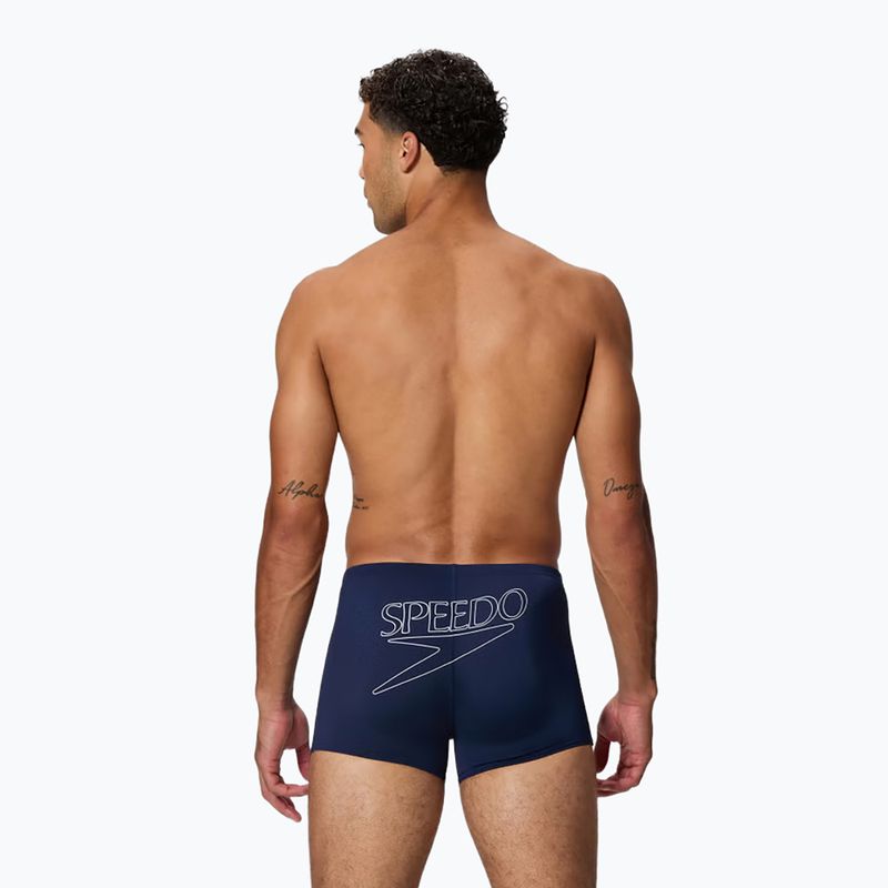Vyriškos maudymosi trumpikės Speedo Endurance+ Logo Aquashort peacoat 2