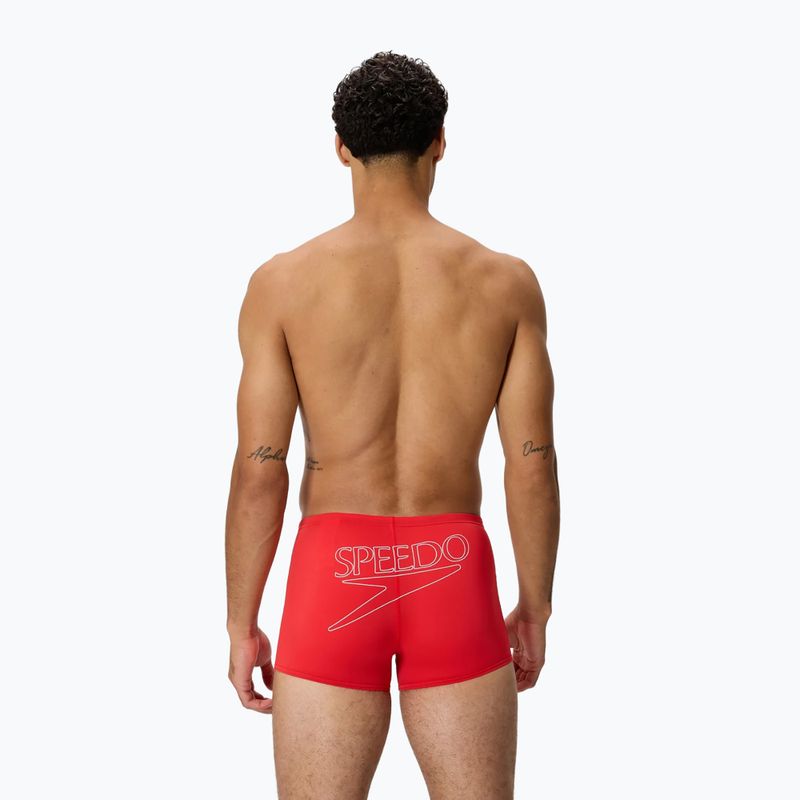 Vyriškos maudymosi trumpikės Speedo Endurance+ Logo Aquashort high risk red 2