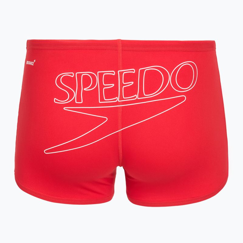 Vyriškos maudymosi trumpikės Speedo Endurance+ Logo Aquashort high risk red 2