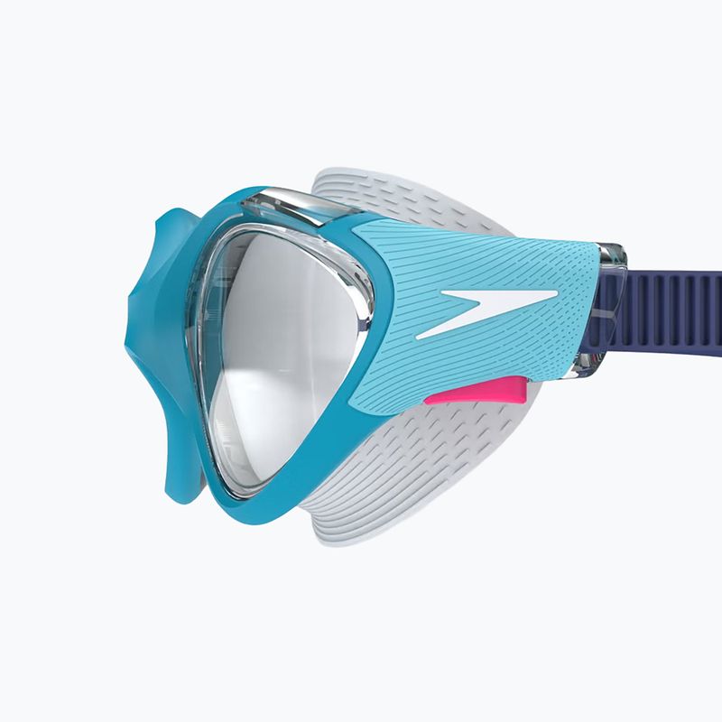 Moteriški plaukimo akiniai Speedo Biofuse 2.0 Mayan Blue/Clear 3