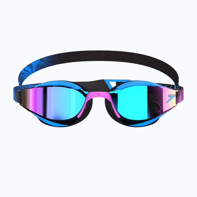 Plaukimo akiniai Speedo Fastskin Hyper Elite Mirror mayan blue/smoke/tropical horizon 2