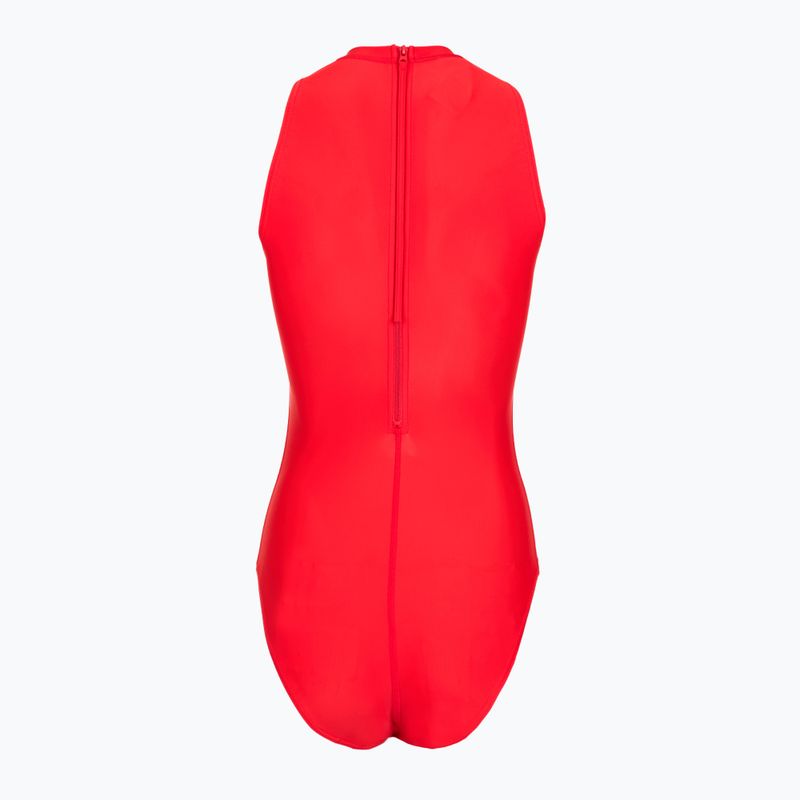 Moteriškas vientisas plaukimo kostiumėlis Speedo Hydrasuit high risk red 2