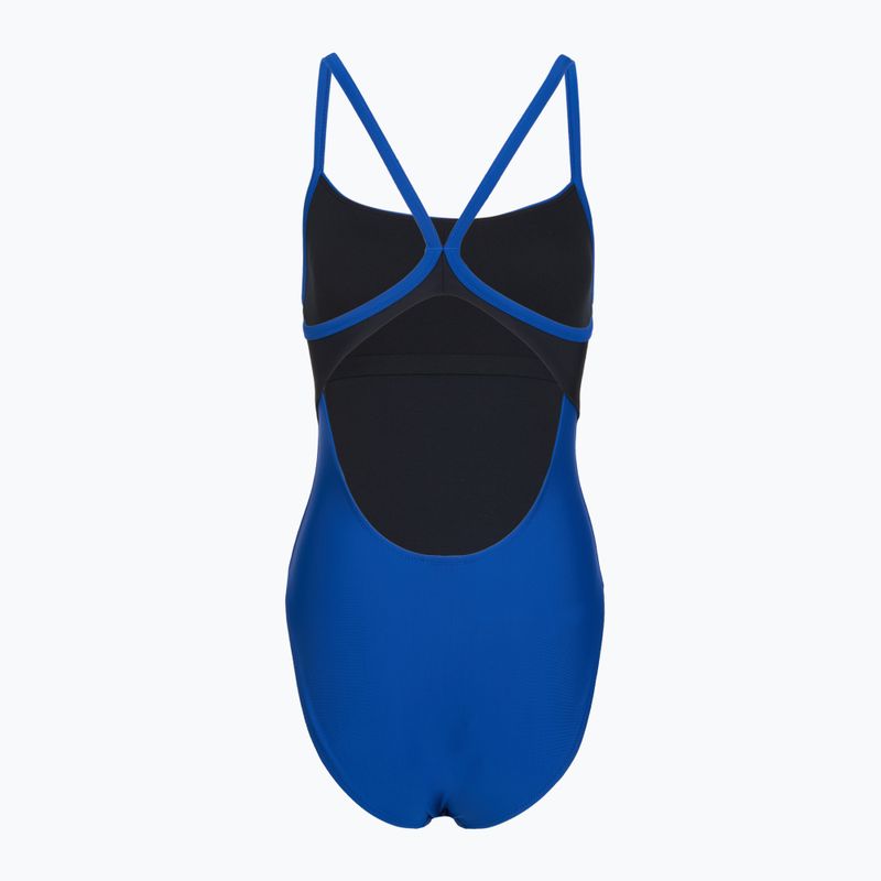 Moteriškas vientisas plaukimo kostiumėlis Speedo Solid Racerback zaffre blue/anthracite 2