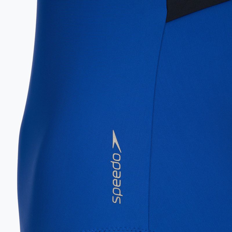 Moteriškas vientisas plaukimo kostiumėlis Speedo Solid Racerback zaffre blue/anthracite 3