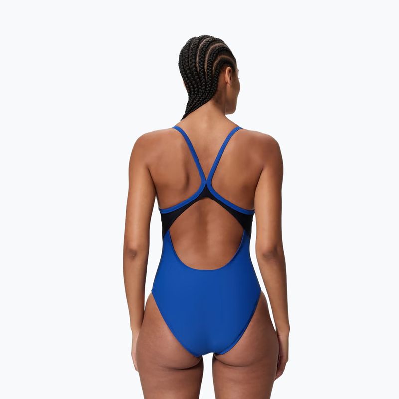 Moteriškas vientisas plaukimo kostiumėlis Speedo Solid Racerback zaffre blue/anthracite 2