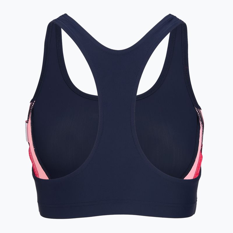 Moteriškas vientisas maudymosi kostiumėlis Speedo Colourblock Splice 2.0 peacoat/pink 4
