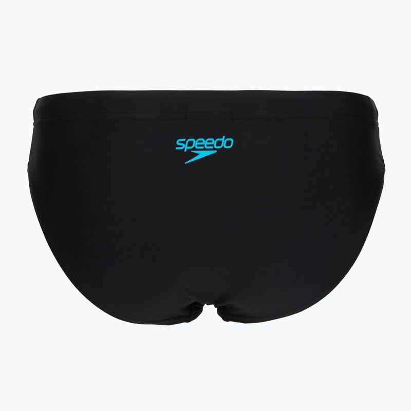 Moteriškas vientisas maudymosi kostiumėlis Speedo Colourblock Splice 2.0 anthracite/mayanblue 7