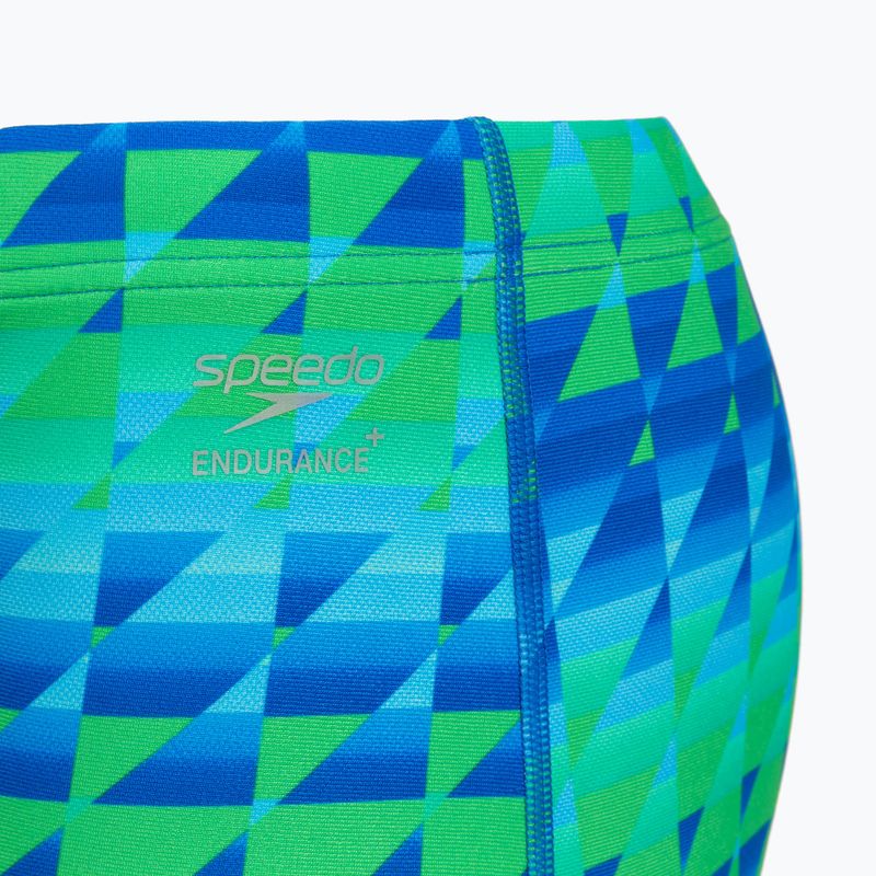 Vyriškos maudymosi trumpikės Speedo ML Printed 13.5 cm Brief dygsniuoti trikampiai/lagoon blue 4