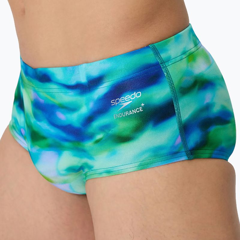Vyriškos maudymosi trumpikės Speedo Printed 13.5 cm Brief Sunset Grove/Green 4