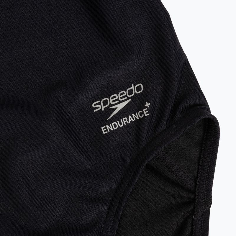 Moteriškas vientisas plaukimo kostiumėlis Speedo Placement Printed Leaderback canyon ombre/black 3