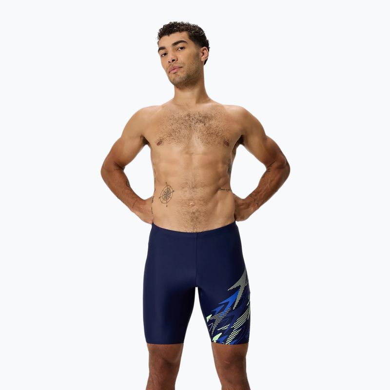 Vyriški maudymosi šortai Speedo Medley Logo Jammer peacoat/deep sapphire 5