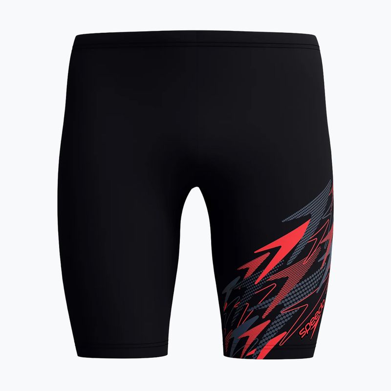 Vyriški maudymosi šortai Speedo Medley Logo Jammer anthracite/hrr