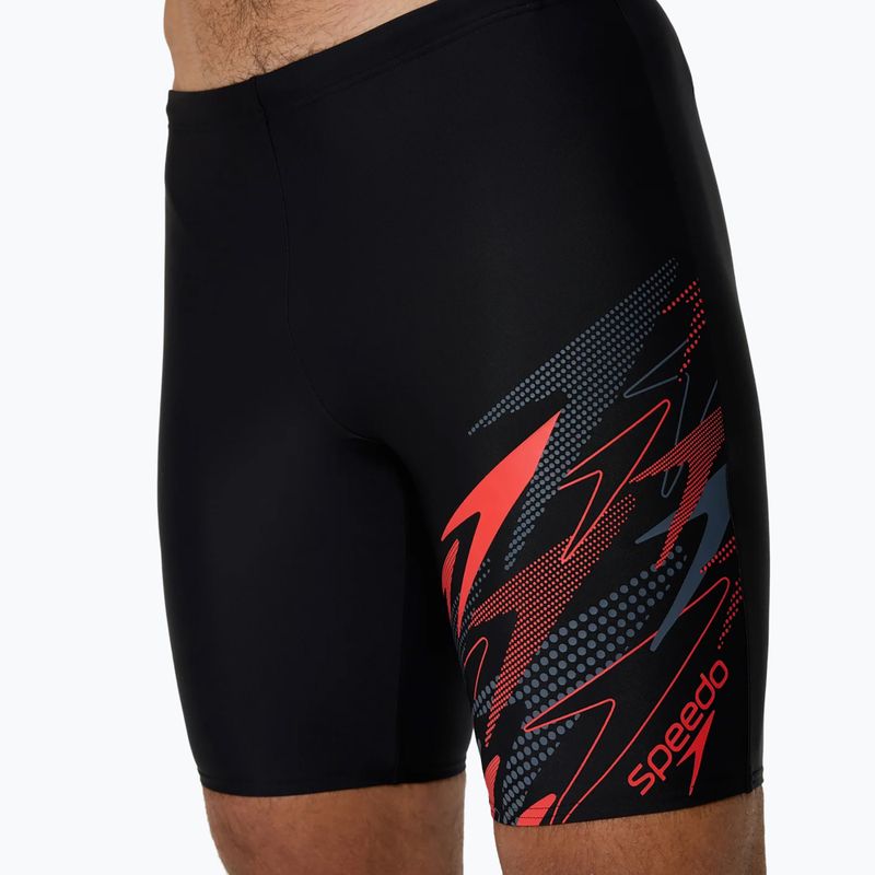 Vyriški maudymosi šortai Speedo Medley Logo Jammer anthracite/hrr 5