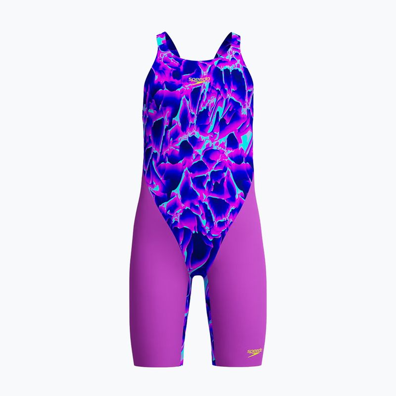 Vaikiškas vientisas maudymosi kostiumėlis Speedo Fastskin Endurance+ Max Openback Kneeskin cavecurrent