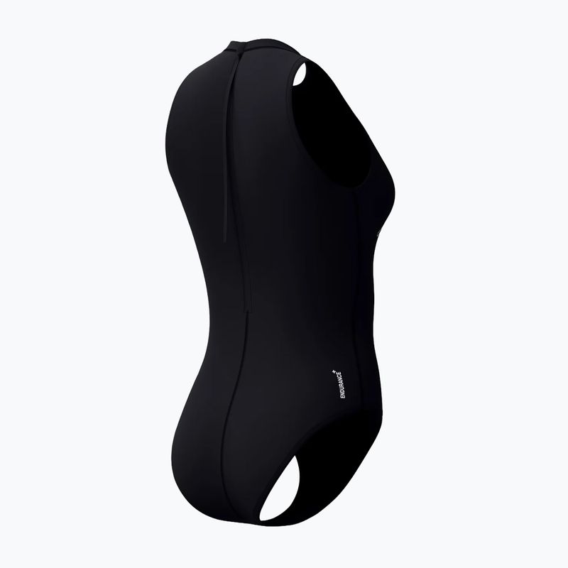 Moteriškas vientisas maudymosi kostiumėlis Speedo Endurance+ Logo Hydrasuit anthracite 4