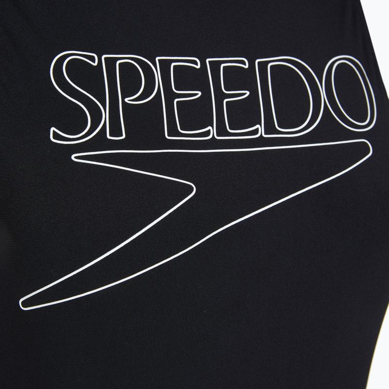 Moteriškas vientisas maudymosi kostiumėlis Speedo Endurance+ Logo Hydrasuit anthracite 5