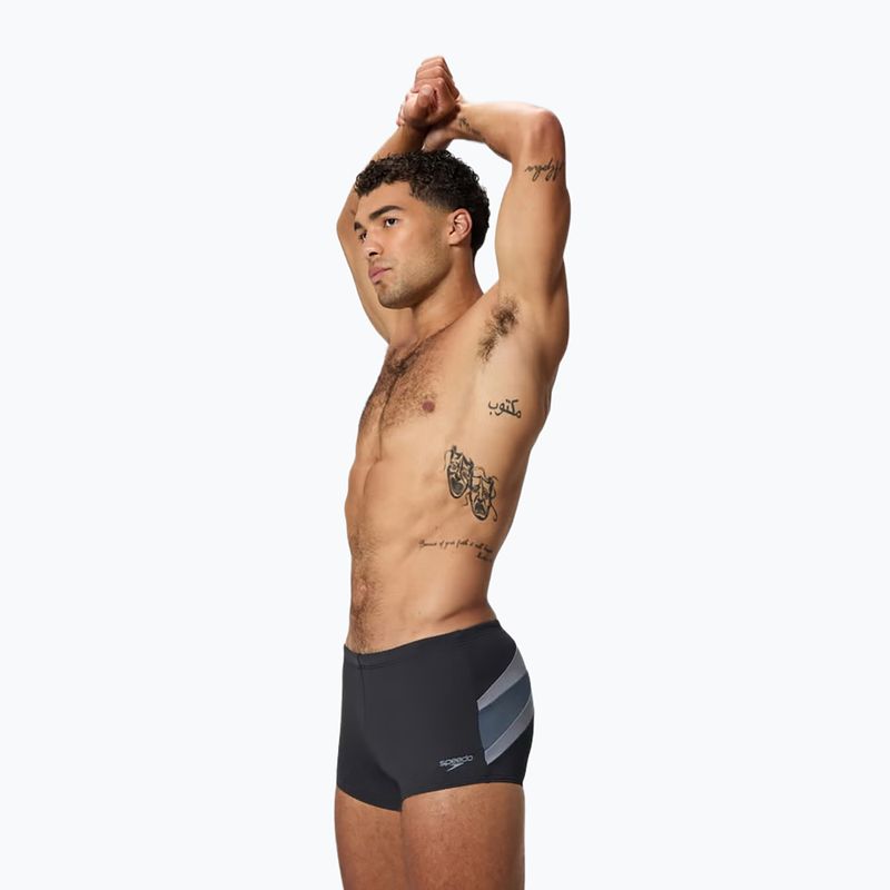 Vyriškos maudymosi trumpikės Speedo Hyperboom Aquashort anthracite/coin grey 3