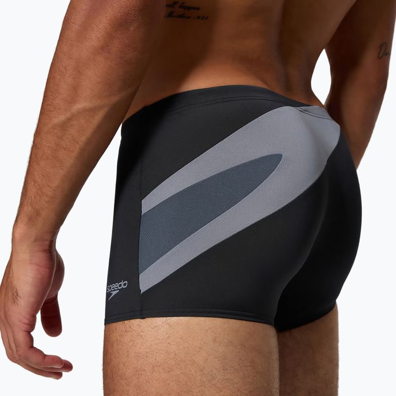 Vyriškos maudymosi trumpikės Speedo Hyperboom Aquashort anthracite/coin grey 5