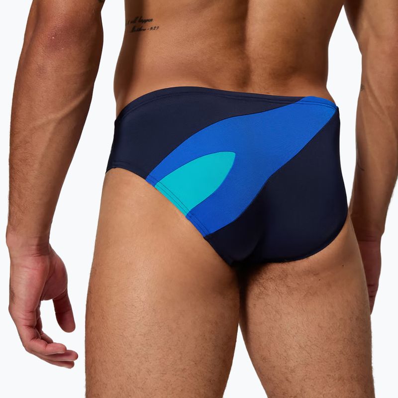 Vyriškos plaukimo glaudės Speedo Hyperboom Brief peacoat/deep sapphire 5