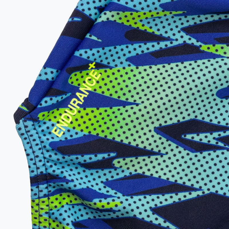 Moteriškas vientisas maudymosi kostiumėlis Speedo Hyperboom Print Medalist peacoat 9