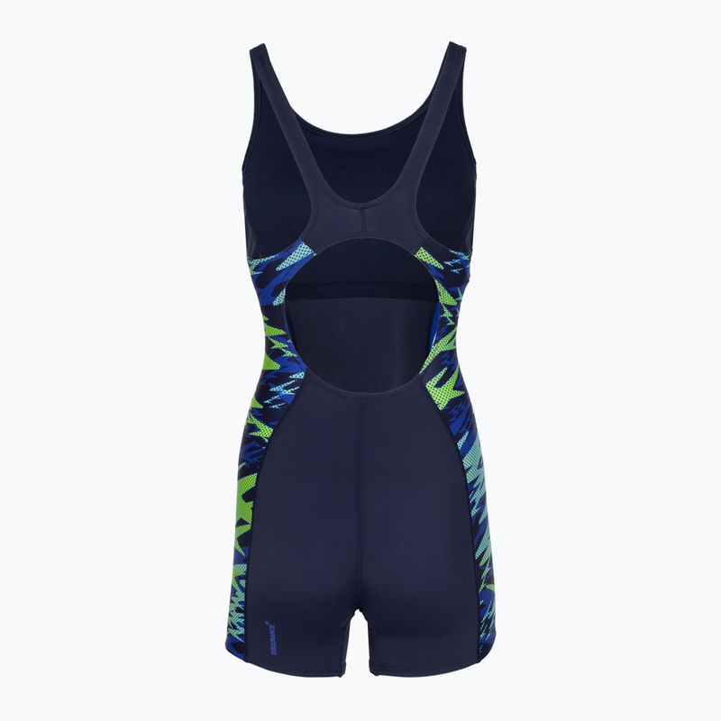 Moteriškas vientisas maudymosi kostiumėlis Speedo Hyperboom Splice Muscleback Legsuit peacoat/sapphire 2