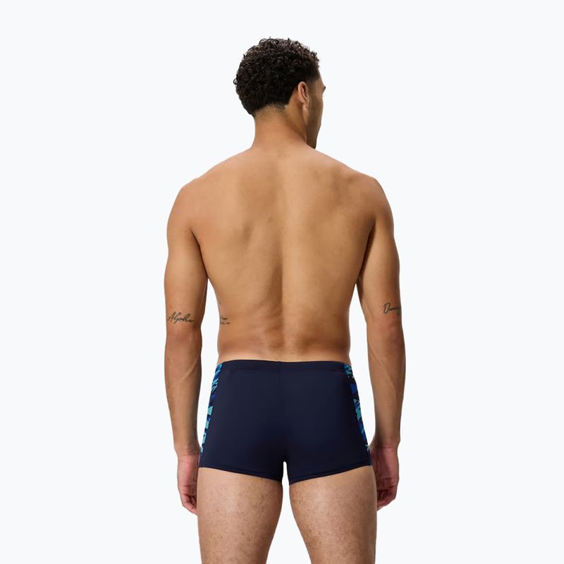 Maudymosi trumpikės Speedo Hyperboom Splice Aquashort peacoat/deep sapphire 2