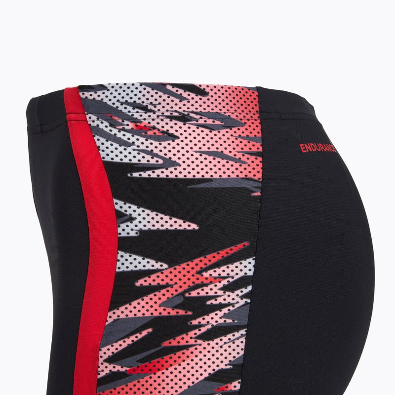 Maudymosi trumpikės Speedo Hyperboom Splice Aquashort anthracite/high risk red 3