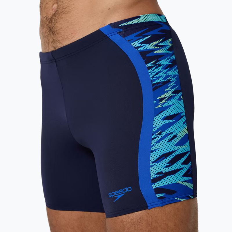 Vyriški plaukimo šortai Speedo Hyper Boom Splice Mid peacoat/deep sapphire 4