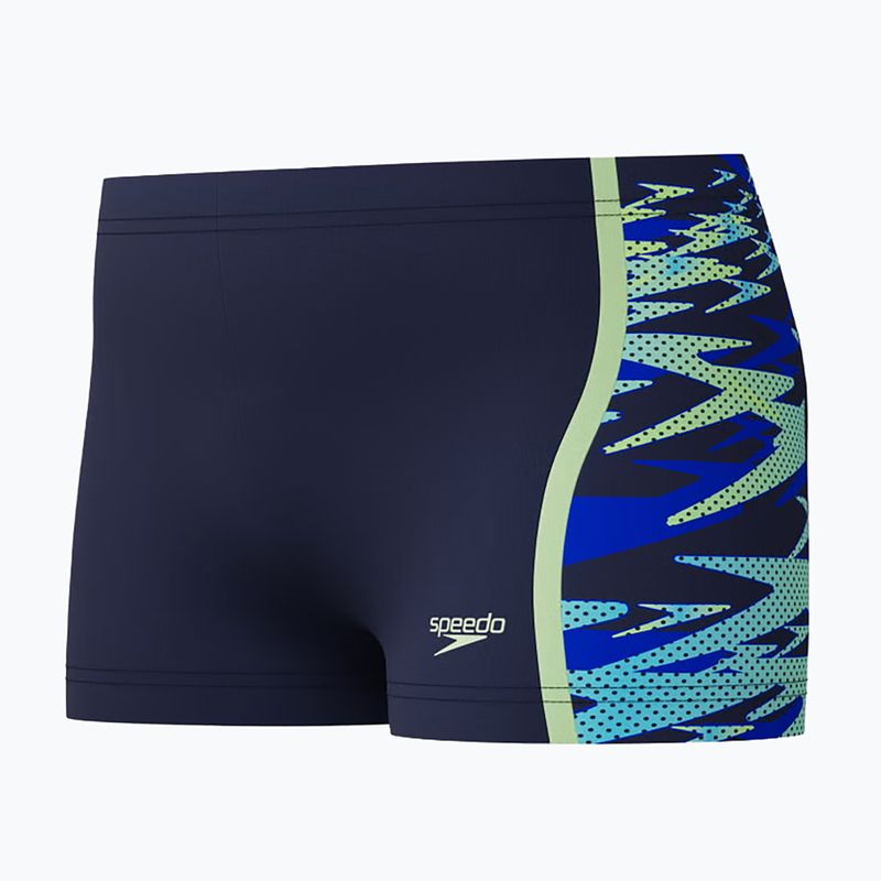 Bokserki pływackie dziecięce Speedo Hyperboom Splice Aquashort peacoat/deep sapphire 3