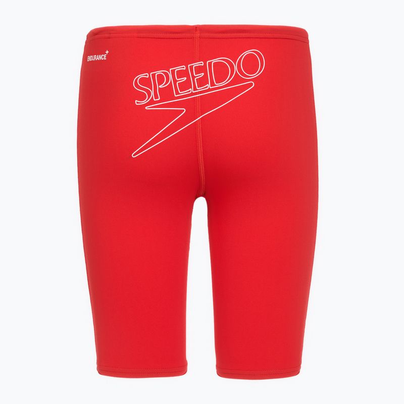 Vaikiški plaukimo šortai Speedo Endurance+ Logo Jammer High Risk Red 2