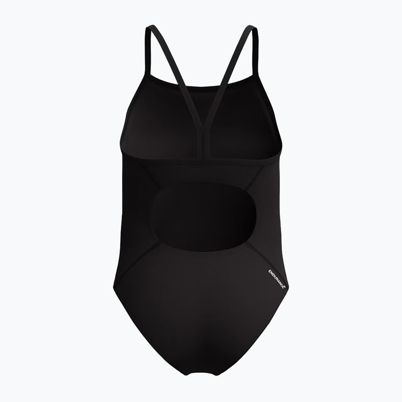 Vaikiškas vientisas plaukimo kostiumėlis Speedo Endurance+ Logo Thinstrap anthracite 2