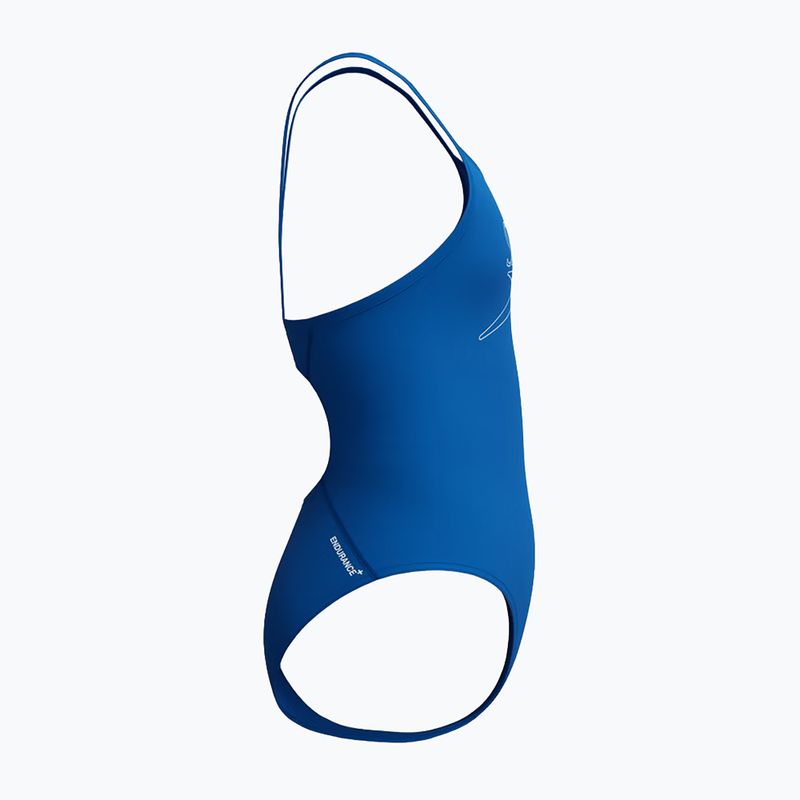 Vaikiškas vientisas plaukimo kostiumėlis Speedo Endurance+ Logo Thinstrap Turkish Sea 4