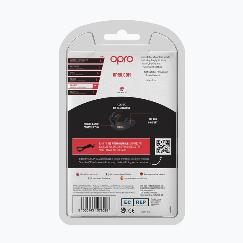 Opro GEN5 žandikaulių apsauga juoda 9028-BRONZE 3
