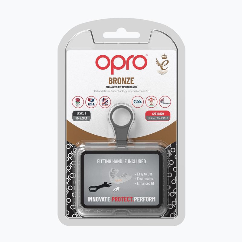 Opro GEN5 žandikaulių apsauga balta 9059-BRONZE 2