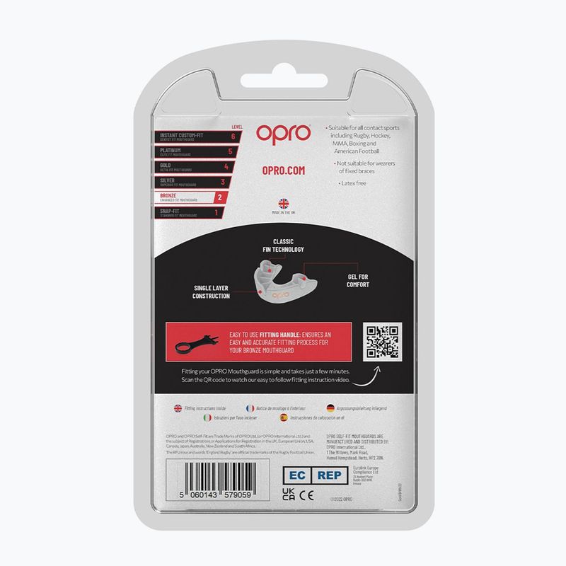 Opro GEN5 žandikaulių apsauga balta 9059-BRONZE 3