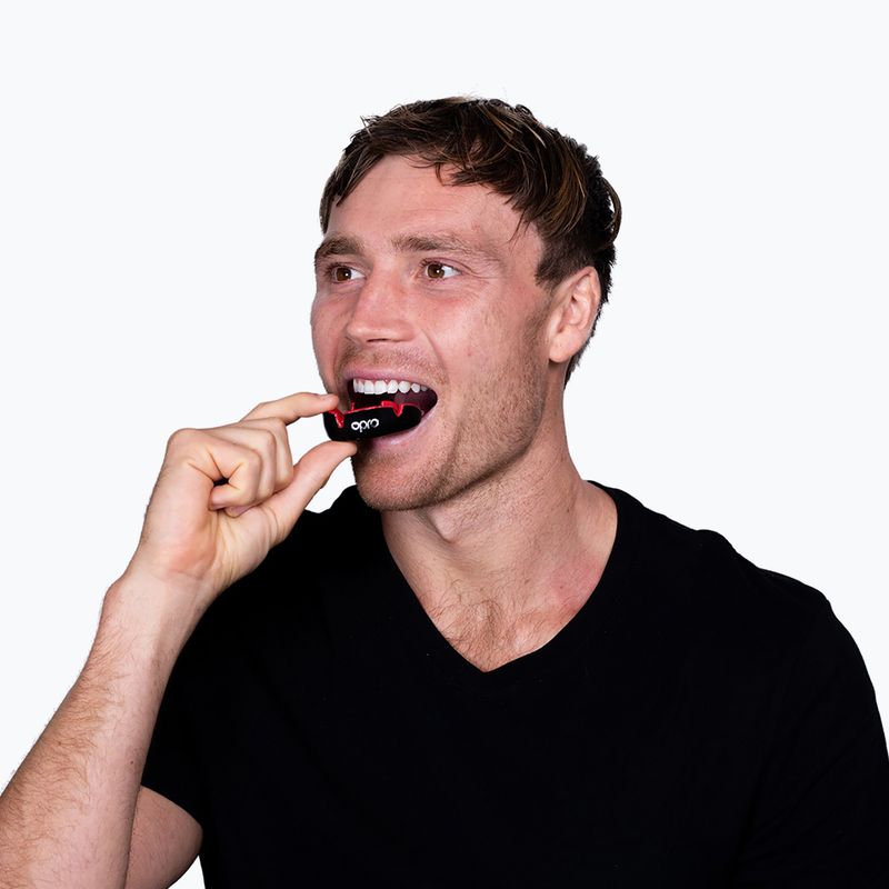 Žandikaulio apsauga Opro Silver GEN4 black/red 5