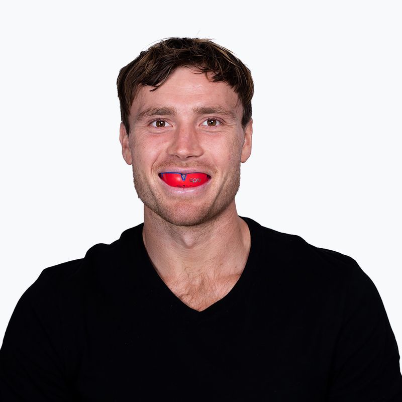 Žandikaulio apsauga Opro UFC Silver red 4