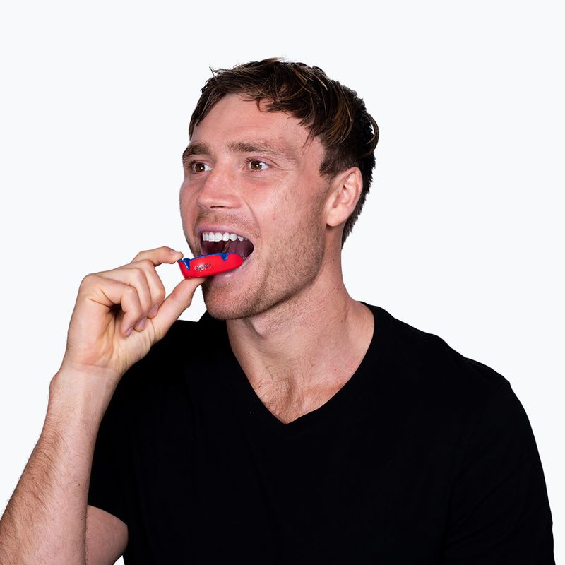 Žandikaulio apsauga Opro UFC Silver red 5