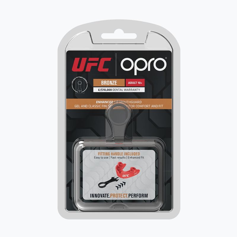 "Opro UFC Bronze GEN2" raudona žandikaulių apsauga 2