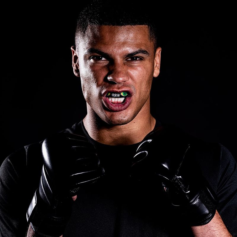 Žandikaulio apsauga Opro Instant Custom Fit Eyes black/green 4