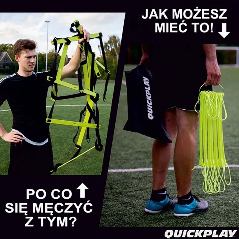 Koordinacijos kopėčios QuickPlay Speed Ladder yellow 6