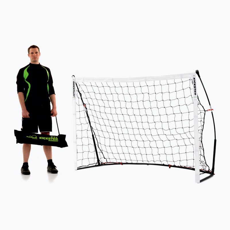 QuickPlay Kickster Academy futbolo vartai 180 x 120 cm balti QP2218 4