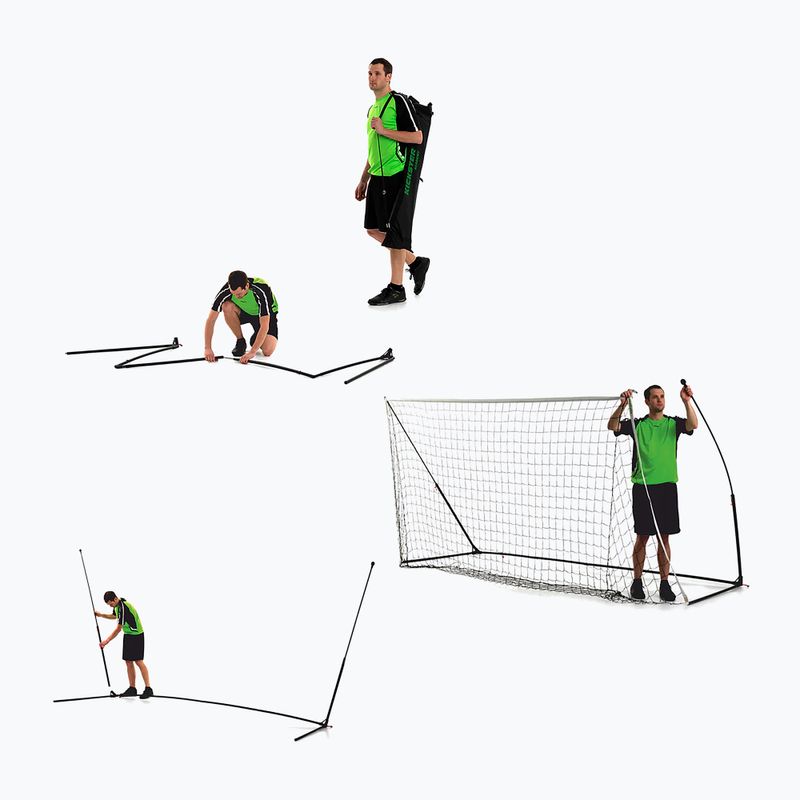 Futbolo vartai Quickplay Kickster 500 x 200 cm black/white 4