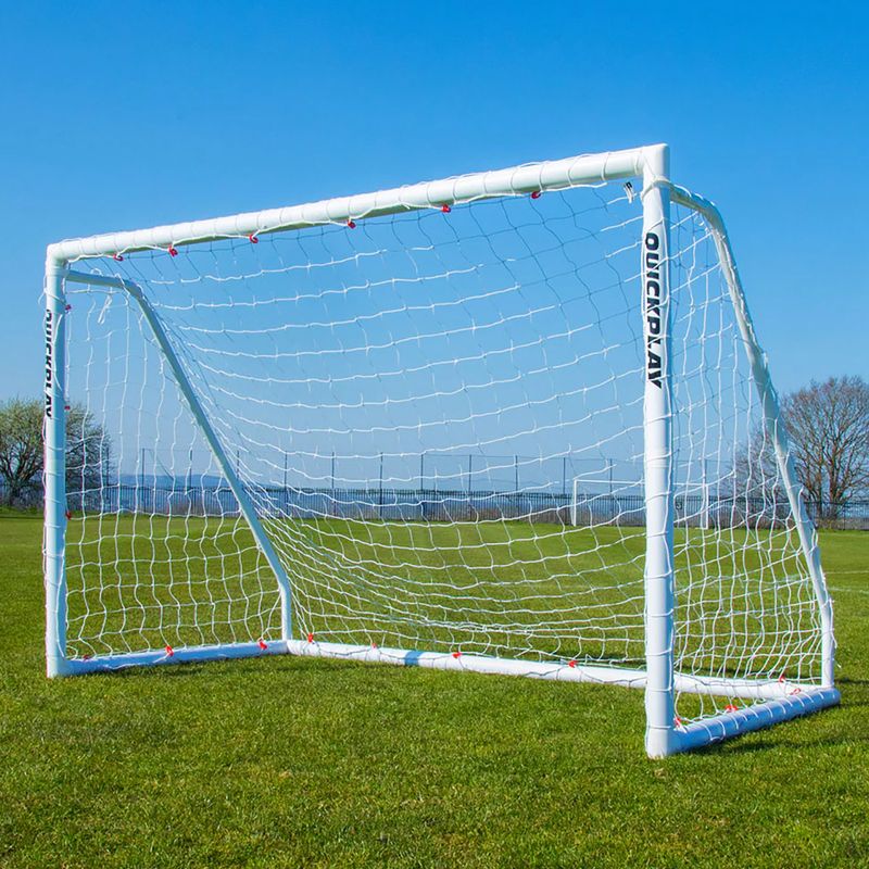 Futbolo vartai QuickPlay Q-Match Goal 240 x 150 cm balti 3