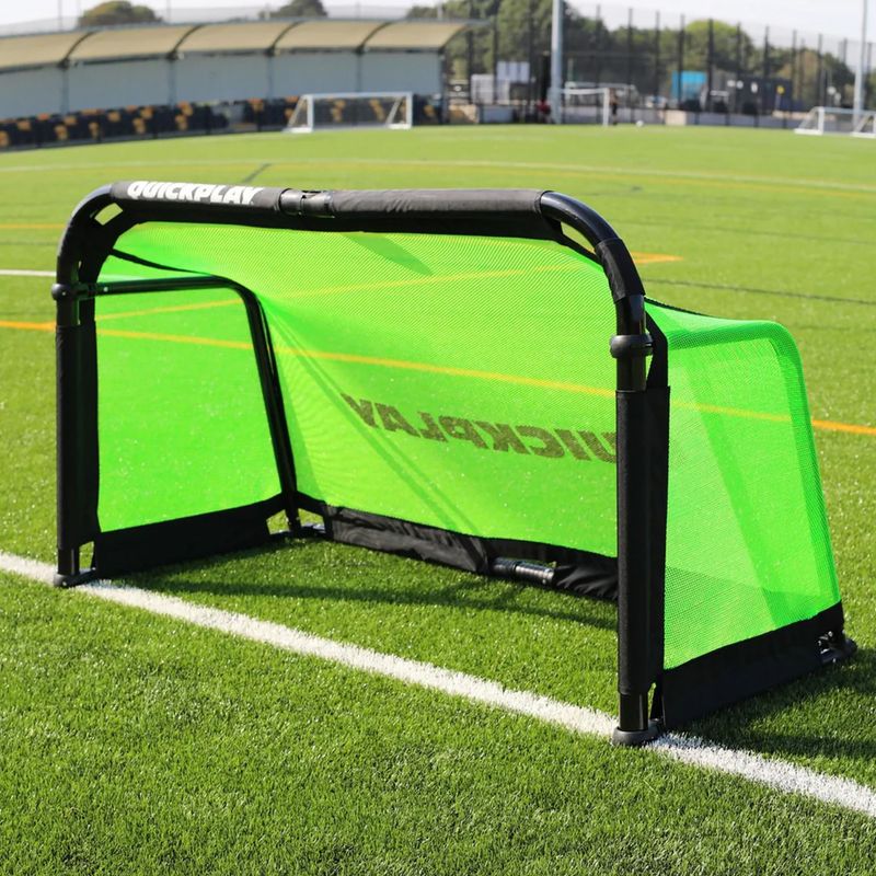 Futbolo vartai Quickplay Pro Alu Training 180 x 120 cm black/green 2